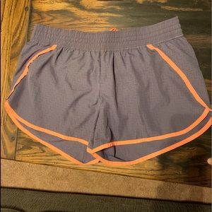 Gray athletic shorts